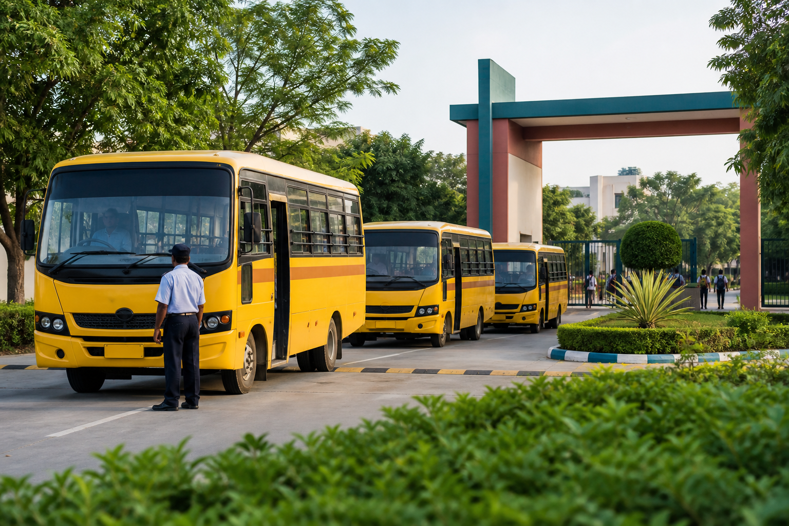 Illustration of School Transport