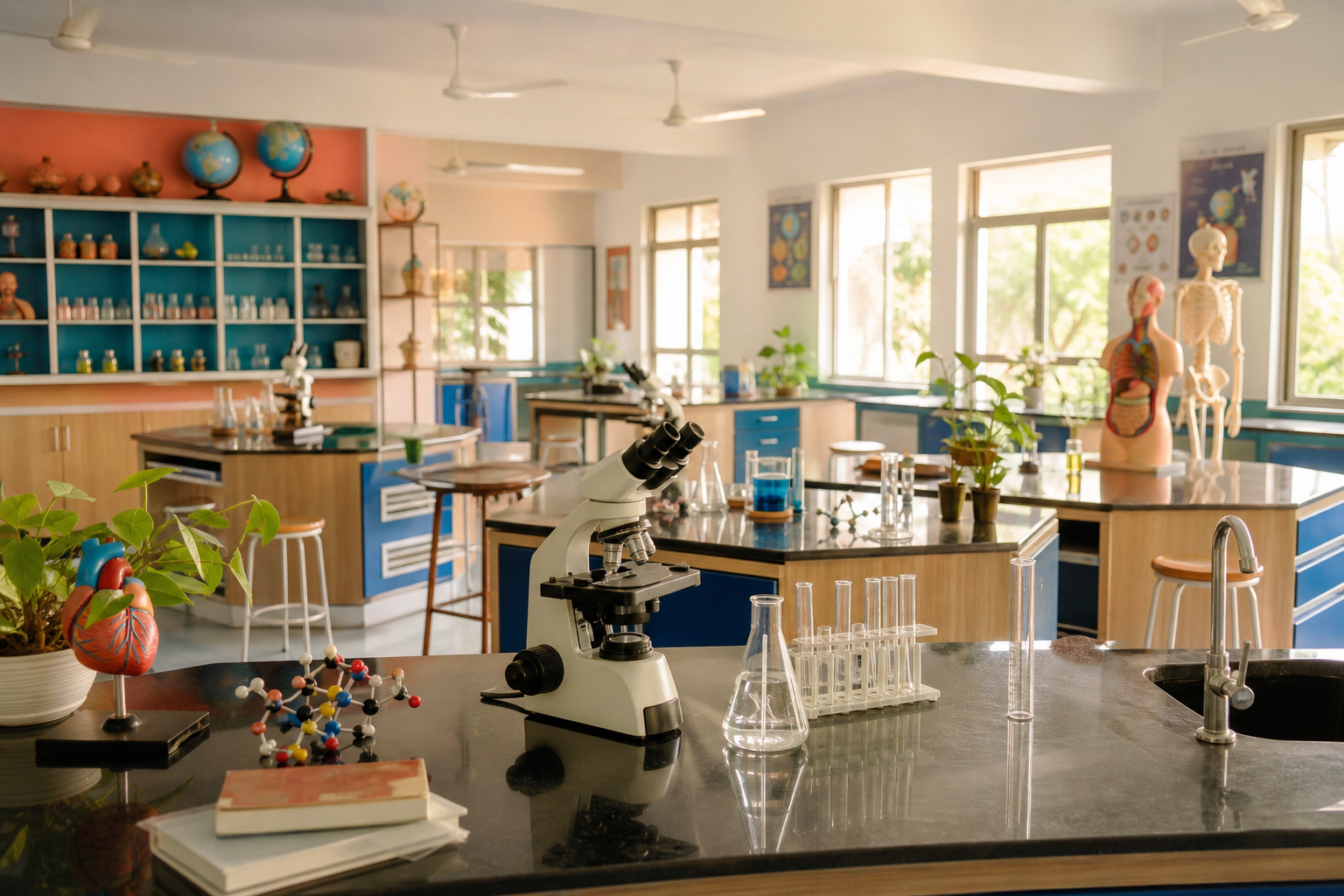 Illustration of Science Laboratory